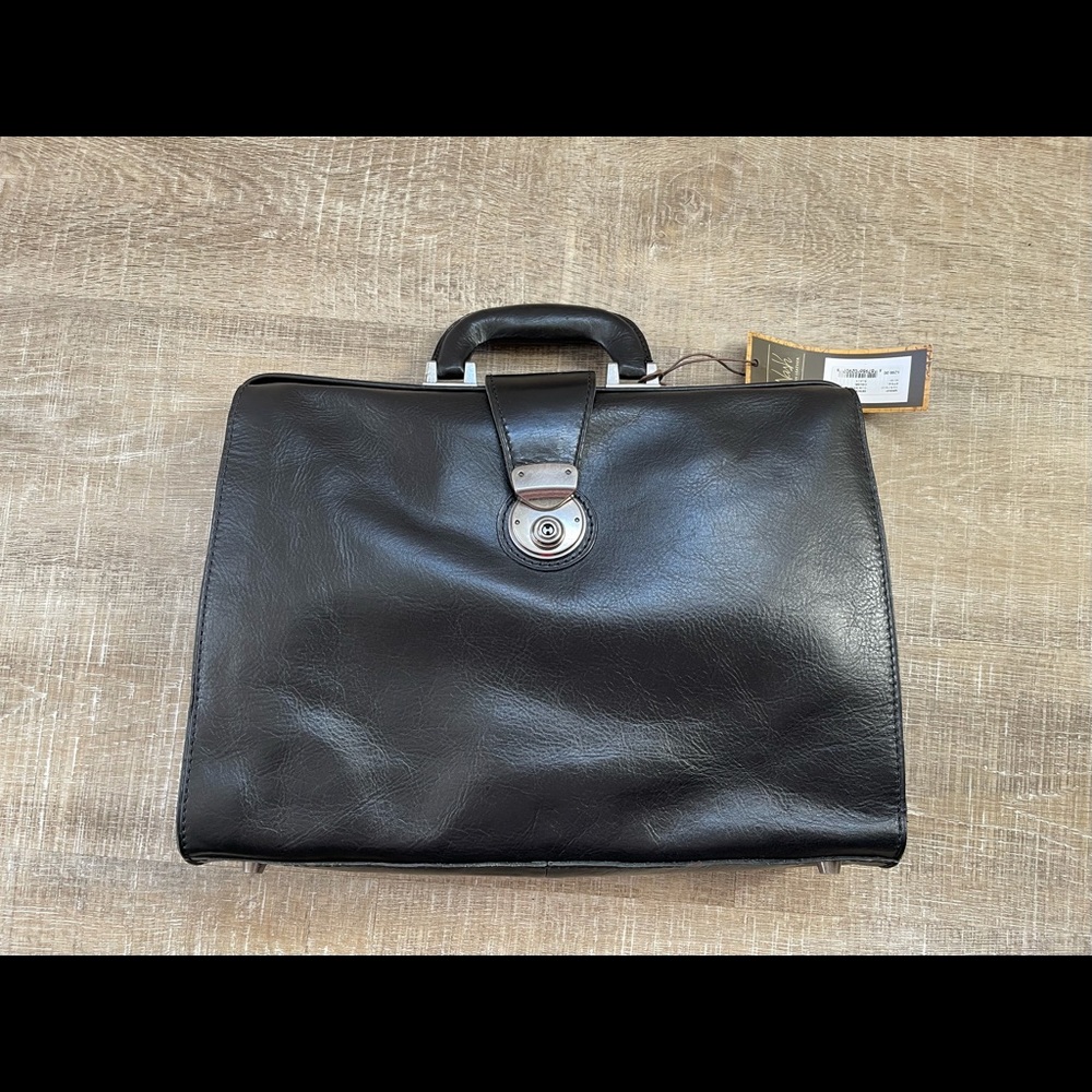 Nash Italian Leather Heritage Slim Briefcase